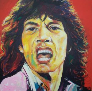 Music Legends painting of Rolling Stones