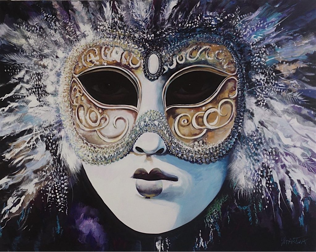 Venice carnival paintings